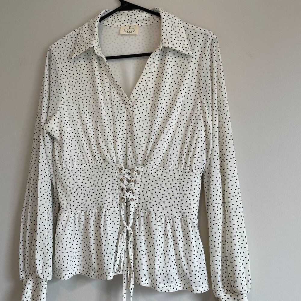 Ember. Elegant Style  blouse  L